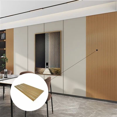 Εργοστασιακή προμήθεια 170x15mm Εσωτερικό πάνελ τοίχου WPC