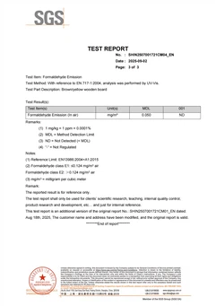 SGS-Formaldehyde Emission03 SGS-Formaldehyde Emission03